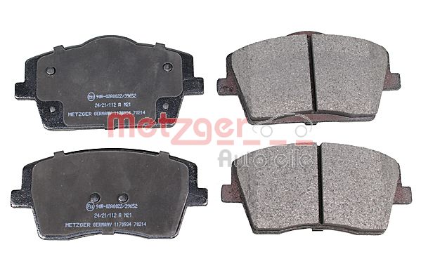 METZGER 1170934 GREENPARTS Bremsbelagsatz, Scheibenbremse